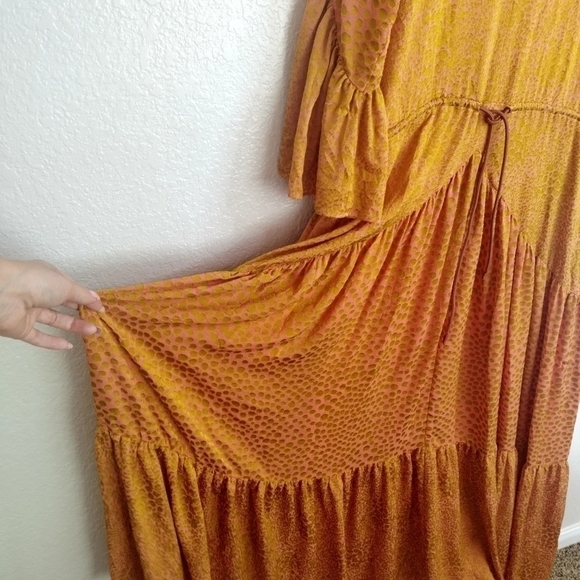 ALEXIS Maxi Floral Long-Sleeve Tiered Melodie Dress Sz M - Picture 8 of 12